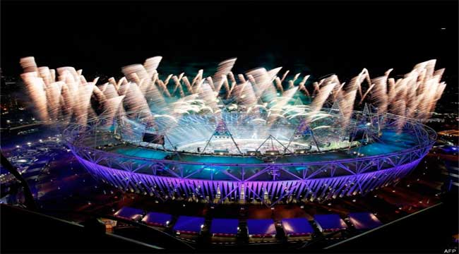 estadio en celebración